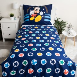 DISNEY Myszka Mickey bawełniana pościel dla dzieci 140cm x 200cm OEKO-TEX