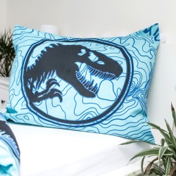 Jurassic World bawełniana pościel, pościel świecąca w ciemności 140cm x 200cm OEKO-TEX