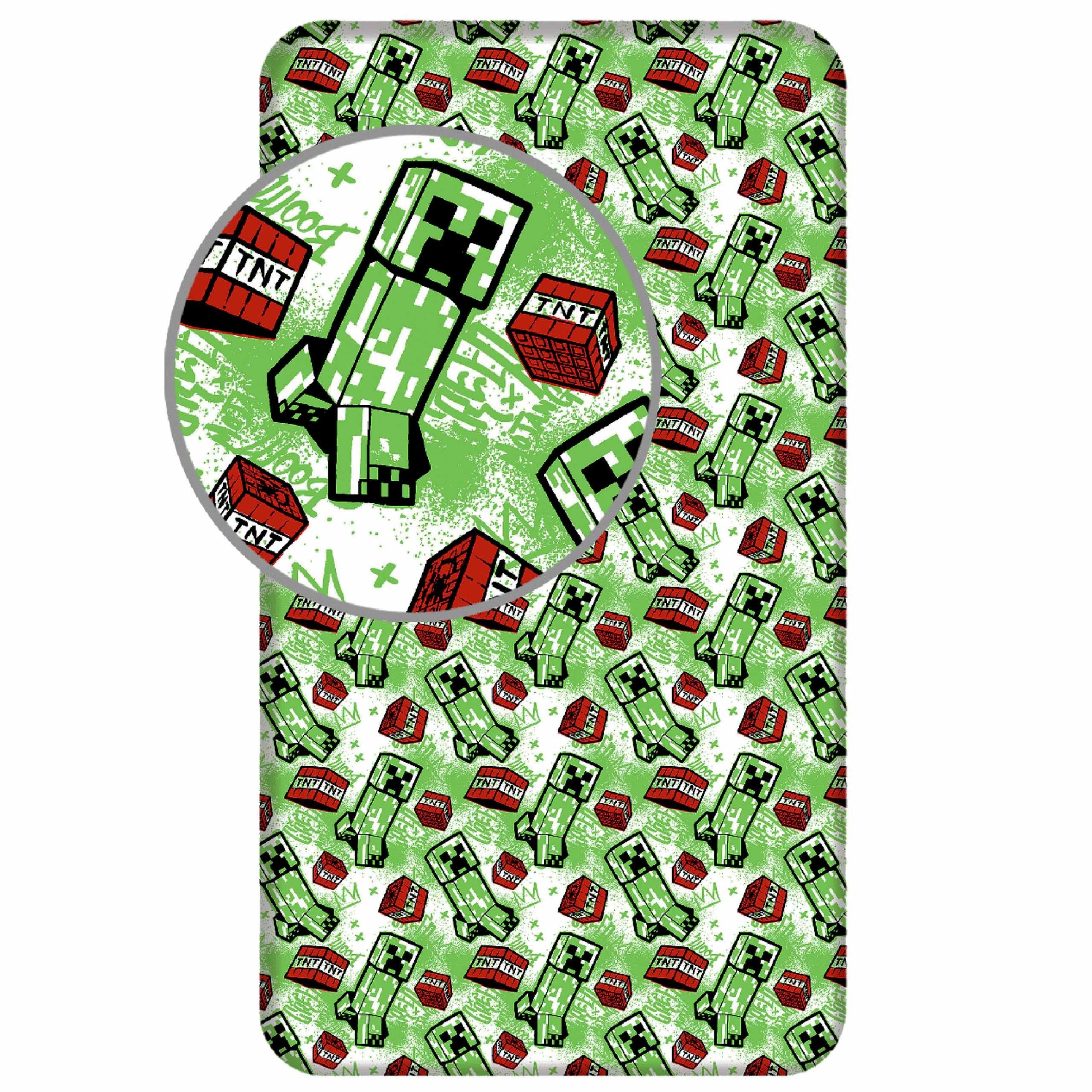 Minecraft Creeper Zielone...