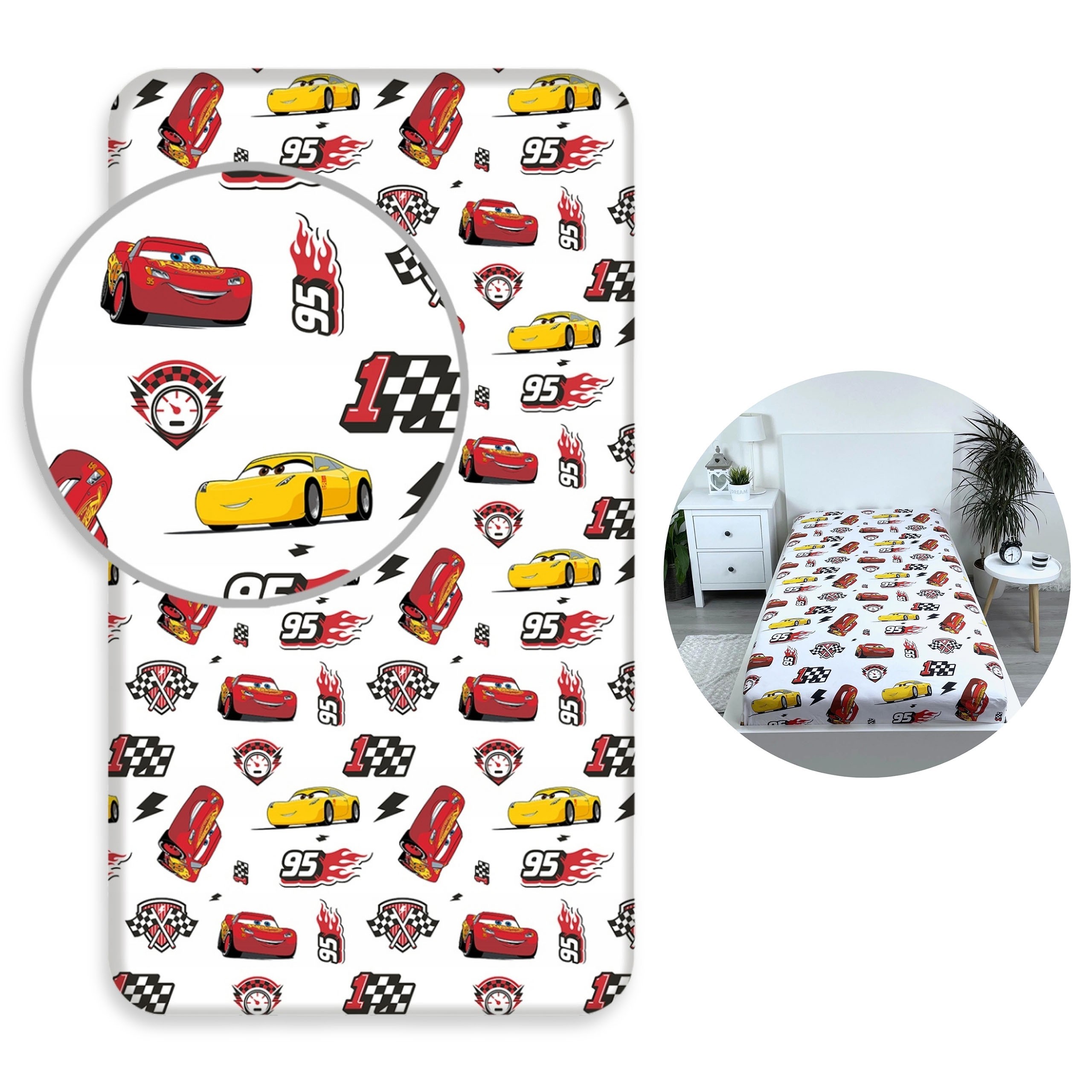 DISNEY Auta prześcieradło...