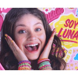 Dziewczęca, różowa torebka na ramię 16x15x6 Soy Luna DISNEY