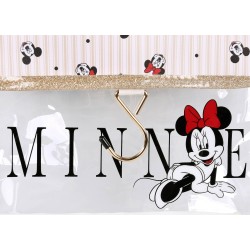 Myszki Minnie Disney Transparentna, składana kosmetyczka 26x24cm