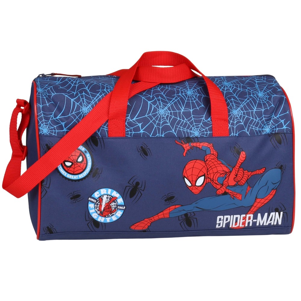 Spiderman Pojemna torba gimnastyczna/sportowa na ramię 37x18x25cm