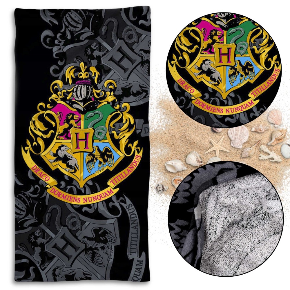 Harry Potter Hogwarts Bawełniany ręcznik, ręcznik kąpielowy 70x140cm