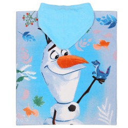 DISNEY Kraina Lodu Dziecięcy ręcznik, poncho z kapturem 50x115 cm