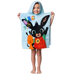 Bing Dziecięcy ręcznik, poncho z kapturem 50x115 cm OEKO-TEX