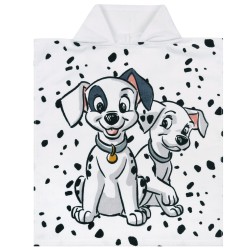 DISNEY 101 Dalmatyńczyków Dziecięcy ręcznik, poncho z kapturem 50x115 cm OEKO-TEX