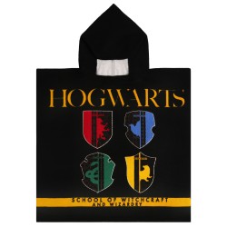 Harry Potter Dziecięcy ręcznik, poncho z kapturem dla chłopca 55x55 cm OEKO-TEX