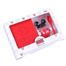 Kieliszek do jajka+stempel do tostów Mickey Disney