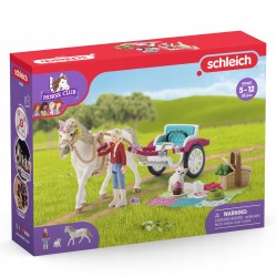 Schleich Horse Club - Powóz na wielki pokaz koni, figurki dla dzieci 5+