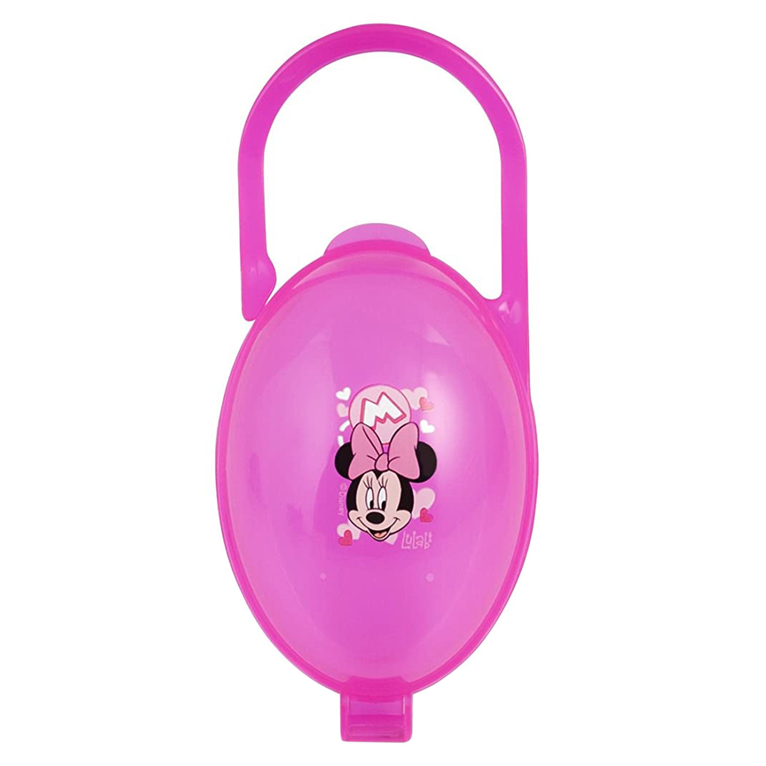 Różowy pojemnik na smoczek...