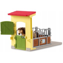 Schleich Horse Club - Boks dla kuca islandzkiego, figurki dla dzieci 5+