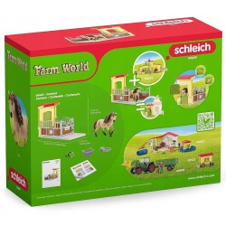 Schleich Horse Club - Boks dla kuca islandzkiego, figurki dla dzieci 5+