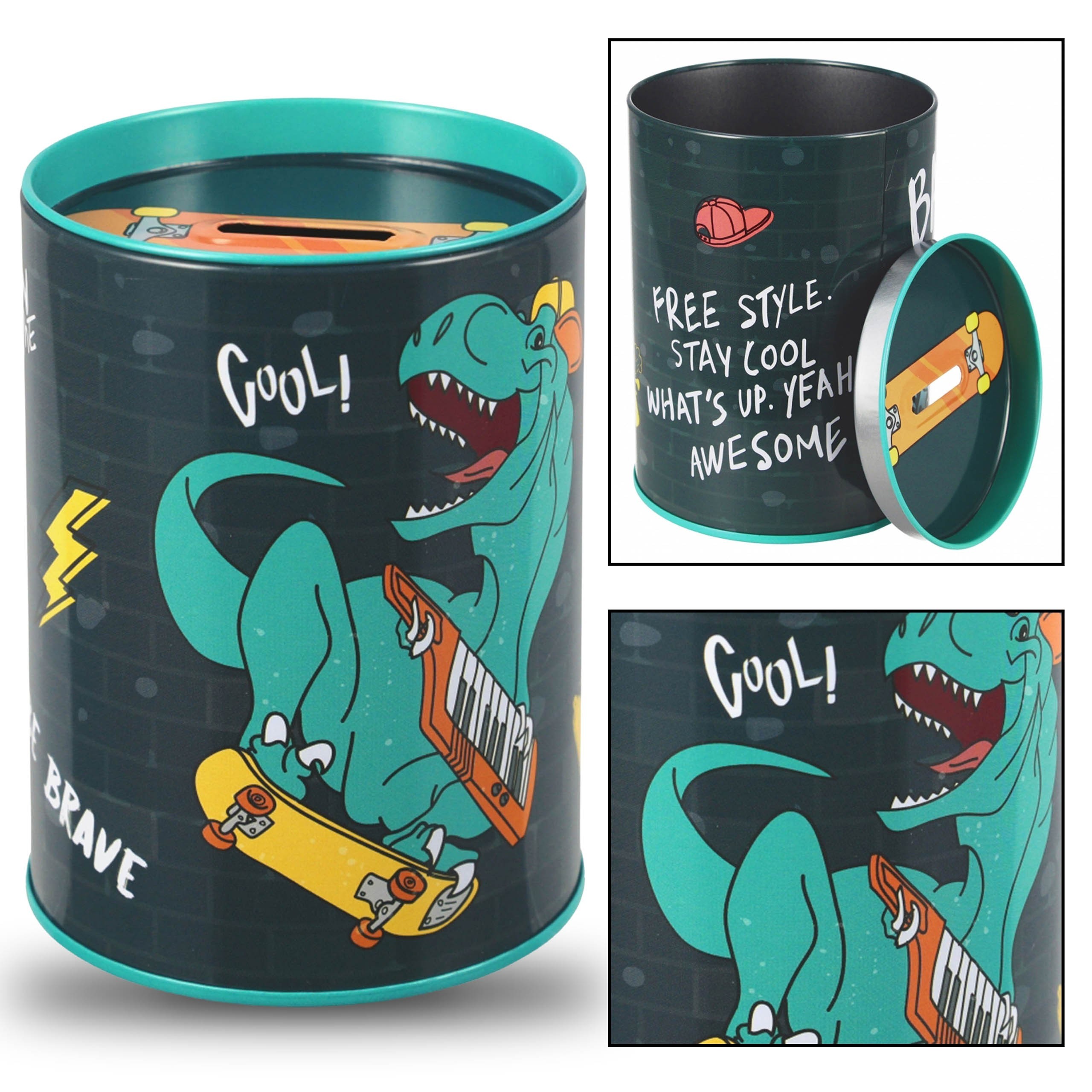 Skate Dinozaur Metalowa...