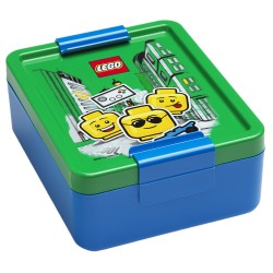 Szkolny, niebiesko-zielony Lunchbox dla dziecka LEGO