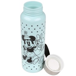 Myszka Minnie Daisy Disney plastikowa butelka/bidon, miętowa w groszki 650ml