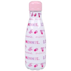 Myszka Minnie Disney Biało-różowa butelka termiczna ze stali nierdzewnej 350ml