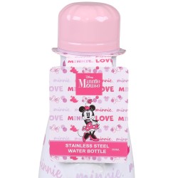 Myszka Minnie Disney Biało-różowa butelka termiczna ze stali nierdzewnej 350ml