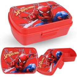 MARVEL SpiderMan Czerwona śniadaniówka szkolna dla chłopca, pudełko, lunchbox