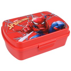 MARVEL SpiderMan Czerwona śniadaniówka szkolna dla chłopca, pudełko, lunchbox