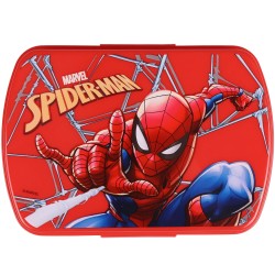 MARVEL SpiderMan Czerwona śniadaniówka szkolna dla chłopca, pudełko, lunchbox