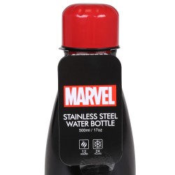 MARVEL Czarna butelka termiczna ze stali nierdzewnej 500ml