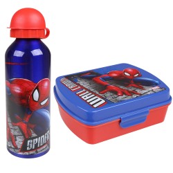 MARVEL SpiderMan zestaw bidon 500ml + pudełko śniadaniowe, lunchbox