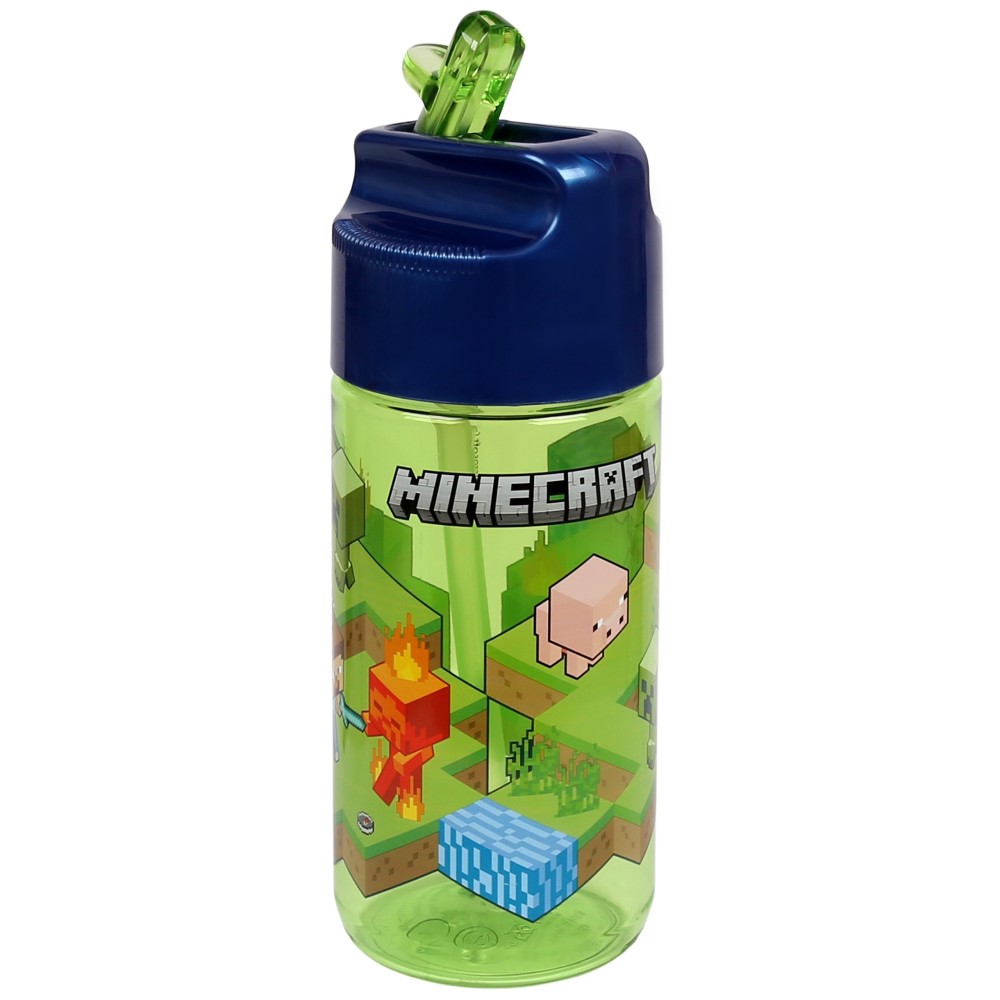 Minecraft Butelka z ustnikiem, bidon na wodę 430 ml