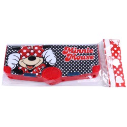 DISNEY Myszka Minnie piórnik czerwony, plastikowy