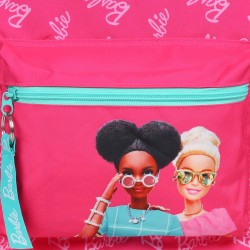 Barbie Miękki plecak szkolny dla dziewczynki, rożowy plecak 40x28x11cm