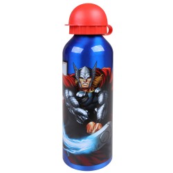 MARVEL Avengers aluminiowy bidon, granatowa butelka 500ml