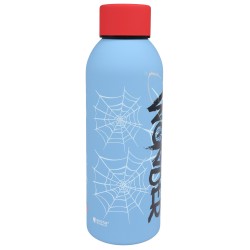 MARVEL SpiderMan stalowy bidon, niebieska butelka 500ml