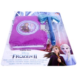 Pamiętnik pluszowy z długopisem żelowym Frozen DISNEY