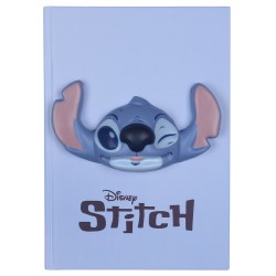 DISNEY Stitch Zeszyt/notes w kratkę, w niebieskiej oprawie A5