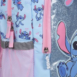 DISNEY Stitch Niebieski plecak dla dziewczynki, plecak szkolny + piórnik tuba 41x29x12 cm