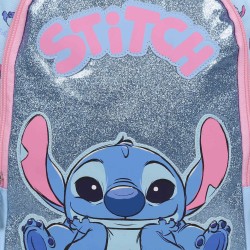 DISNEY Stitch Niebieski plecak dla dziewczynki, plecak szkolny + piórnik tuba 41x29x12 cm