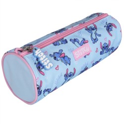 DISNEY Stitch Niebieski plecak dla dziewczynki, plecak szkolny + piórnik tuba 41x29x12 cm