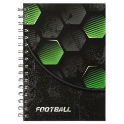 Football Notes na spirali, kołonotes A5 twarda oprawa