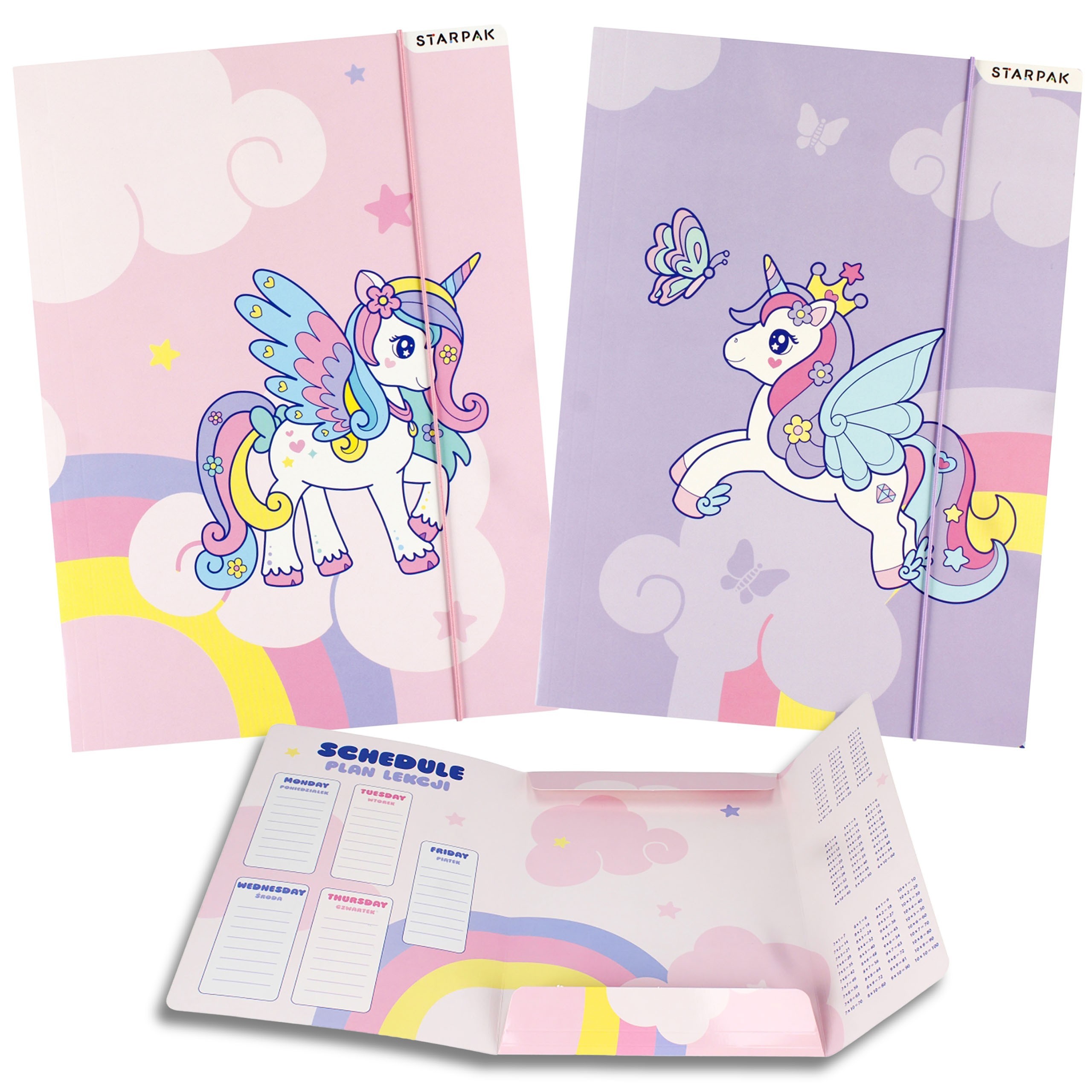 Jednorożec Teczka z gumką,...