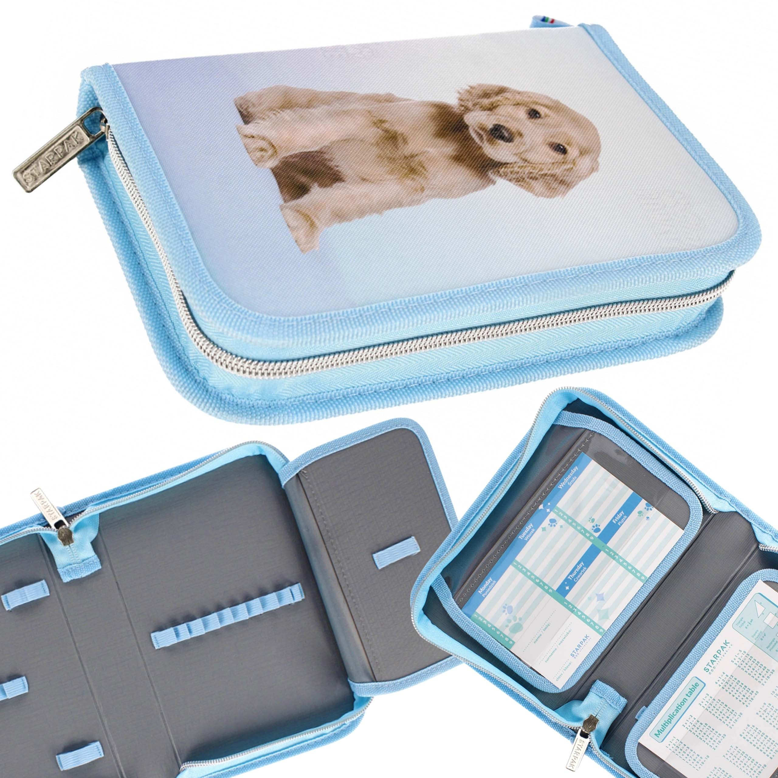 Piesek Piórnik dwuklapowy...