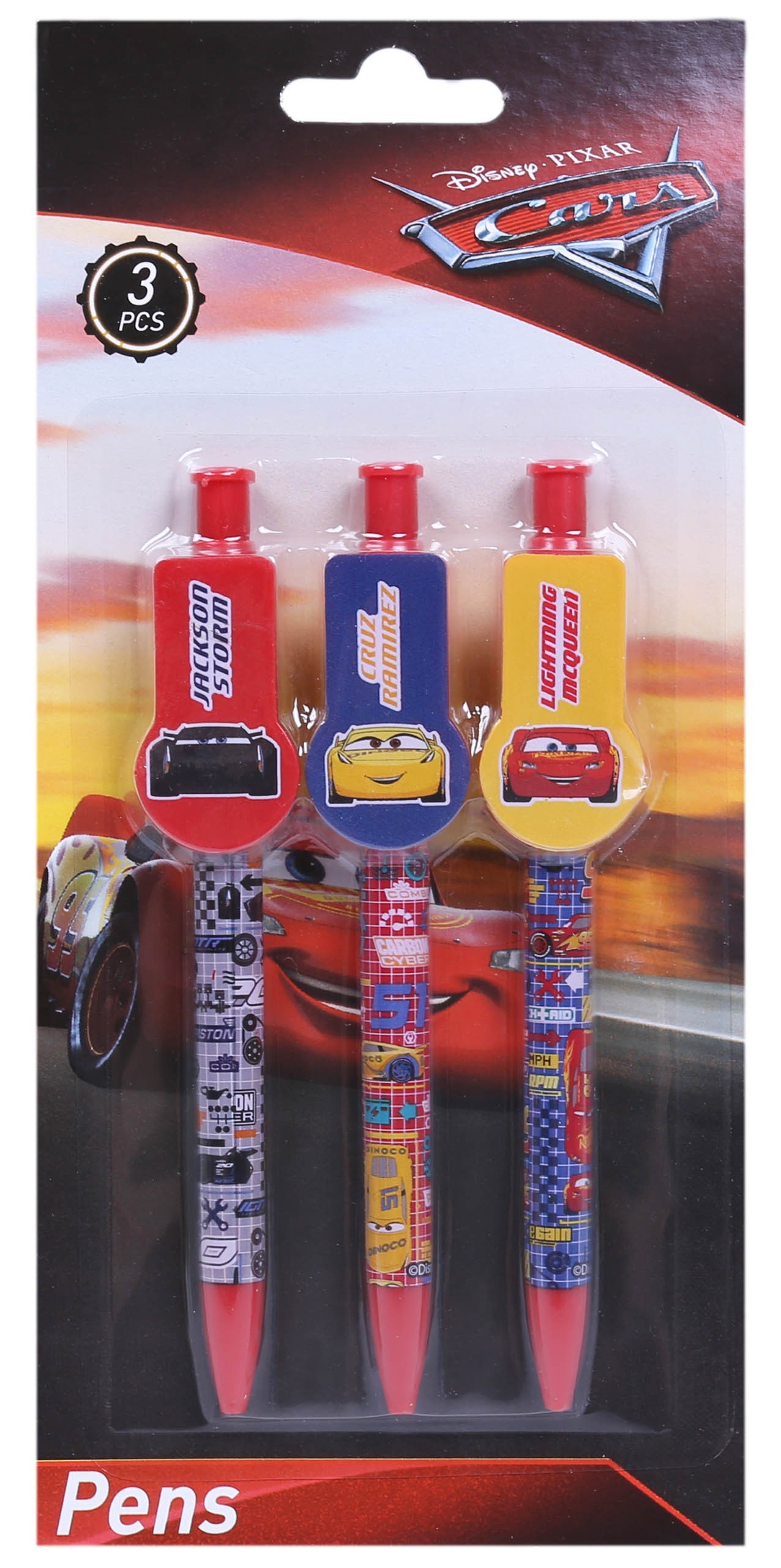 3x Długopis Cars DISNEY