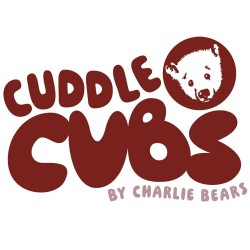 Charlie Bears Maskotka lew, z serii Cuddle Cubs, mały pluszak idealny dla niemowląt, 13 cm