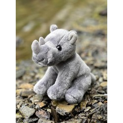 Charlie Bears Maskotka nosorożec, z serii Cuddle Cubs, mały pluszak idealny dla niemowląt, 13 cm