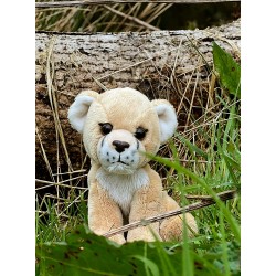 Charlie Bears Maskotka lwiątko, z serii Cuddle Cubs, mały pluszak idealny dla niemowląt, 13 cm