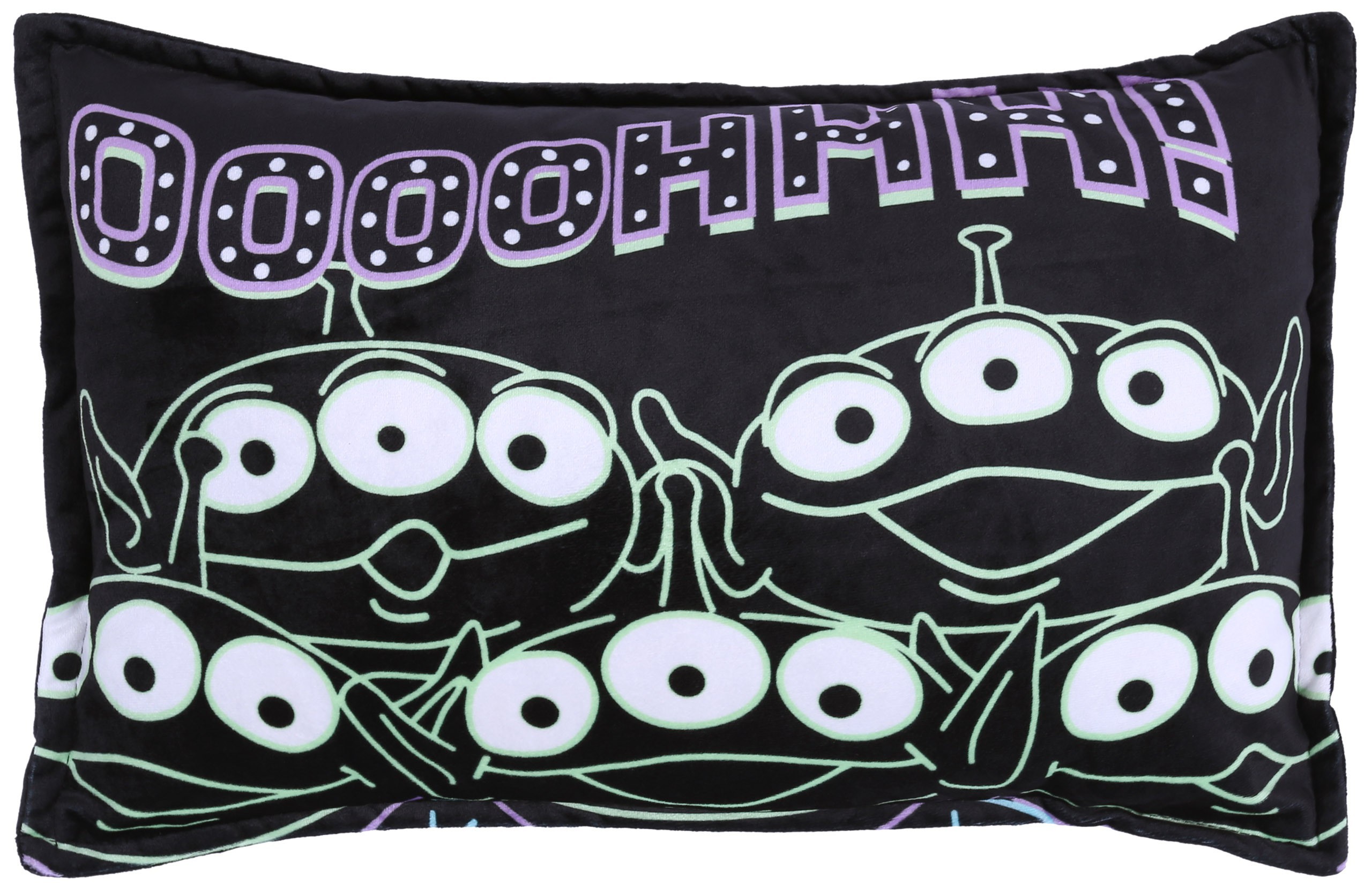 Czarna, miękka poduszka...