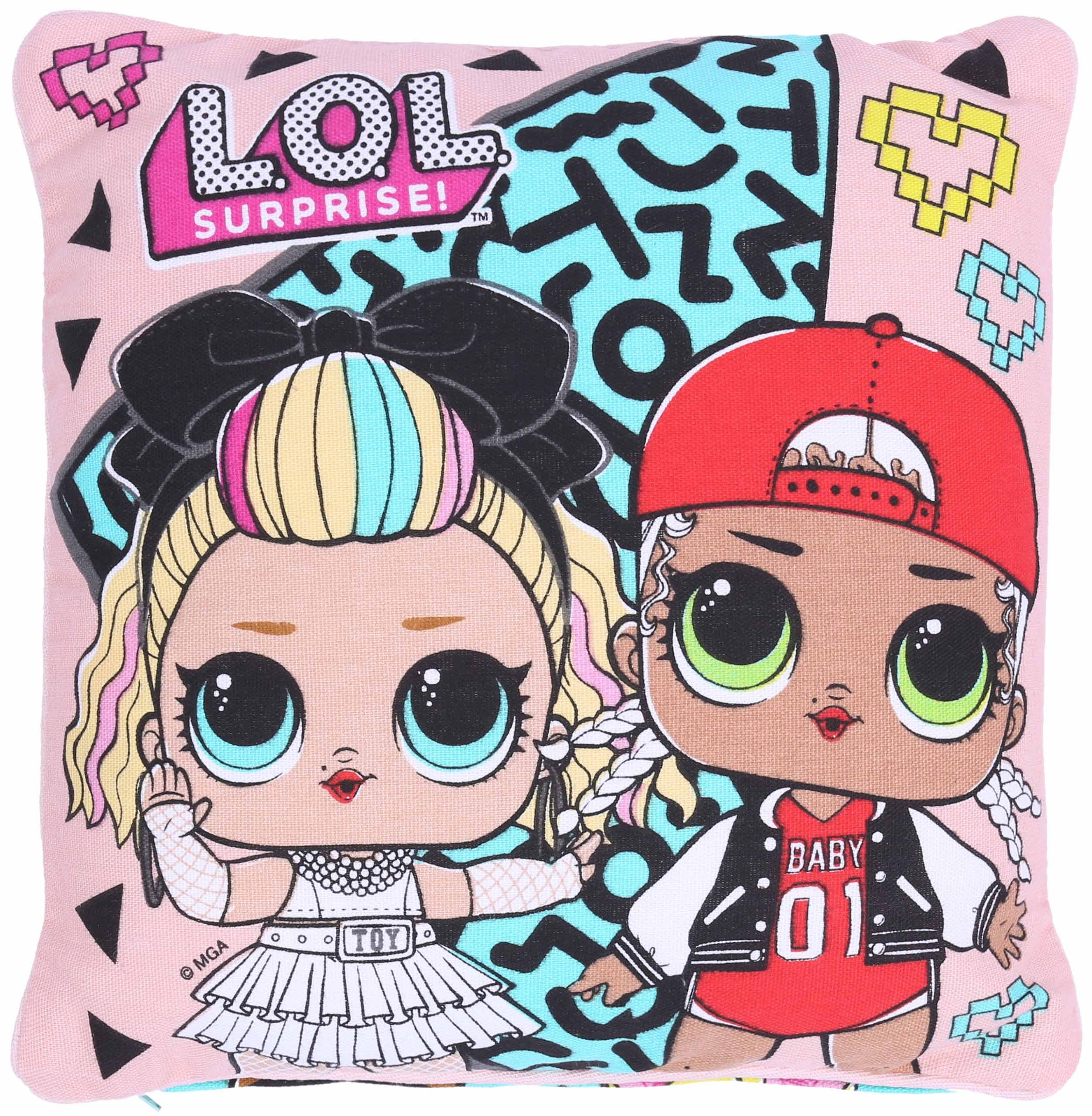 Kolorowa poduszka 30x30 LOL...