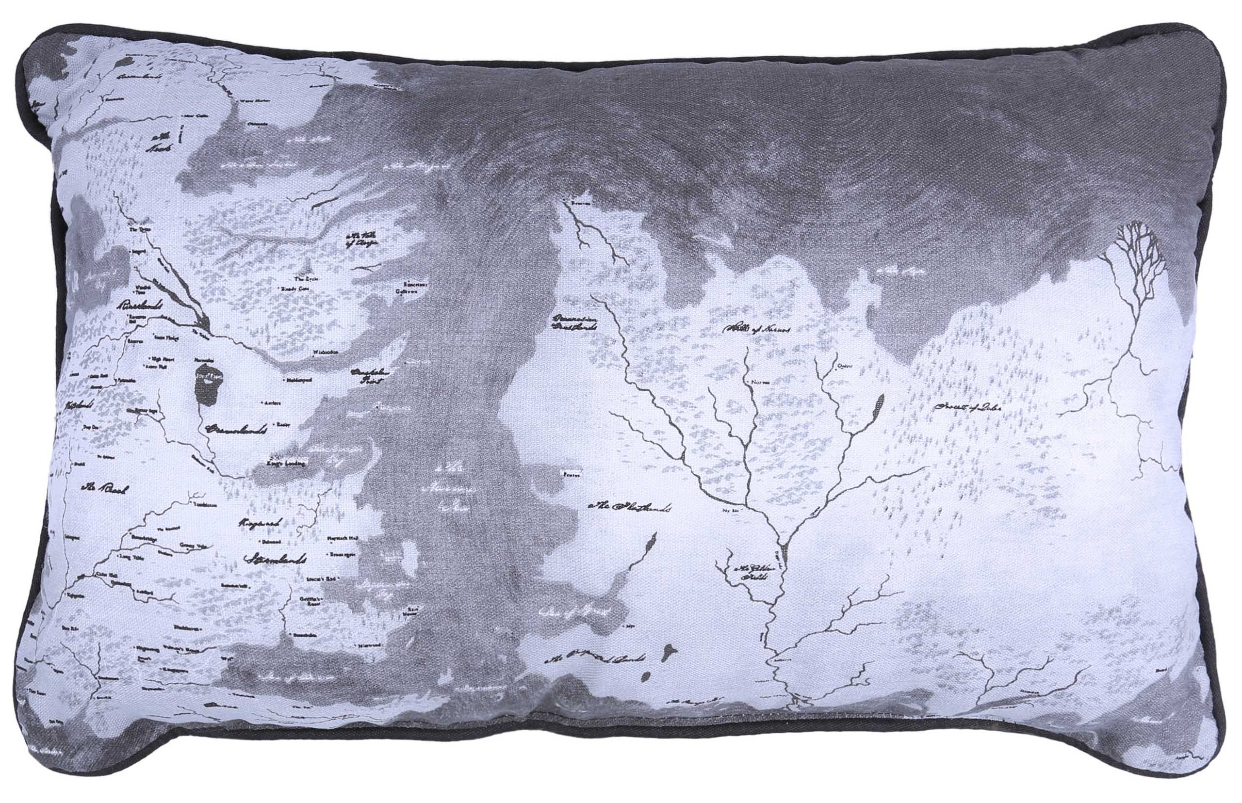 Szara poduszka mapa Gra o tron
