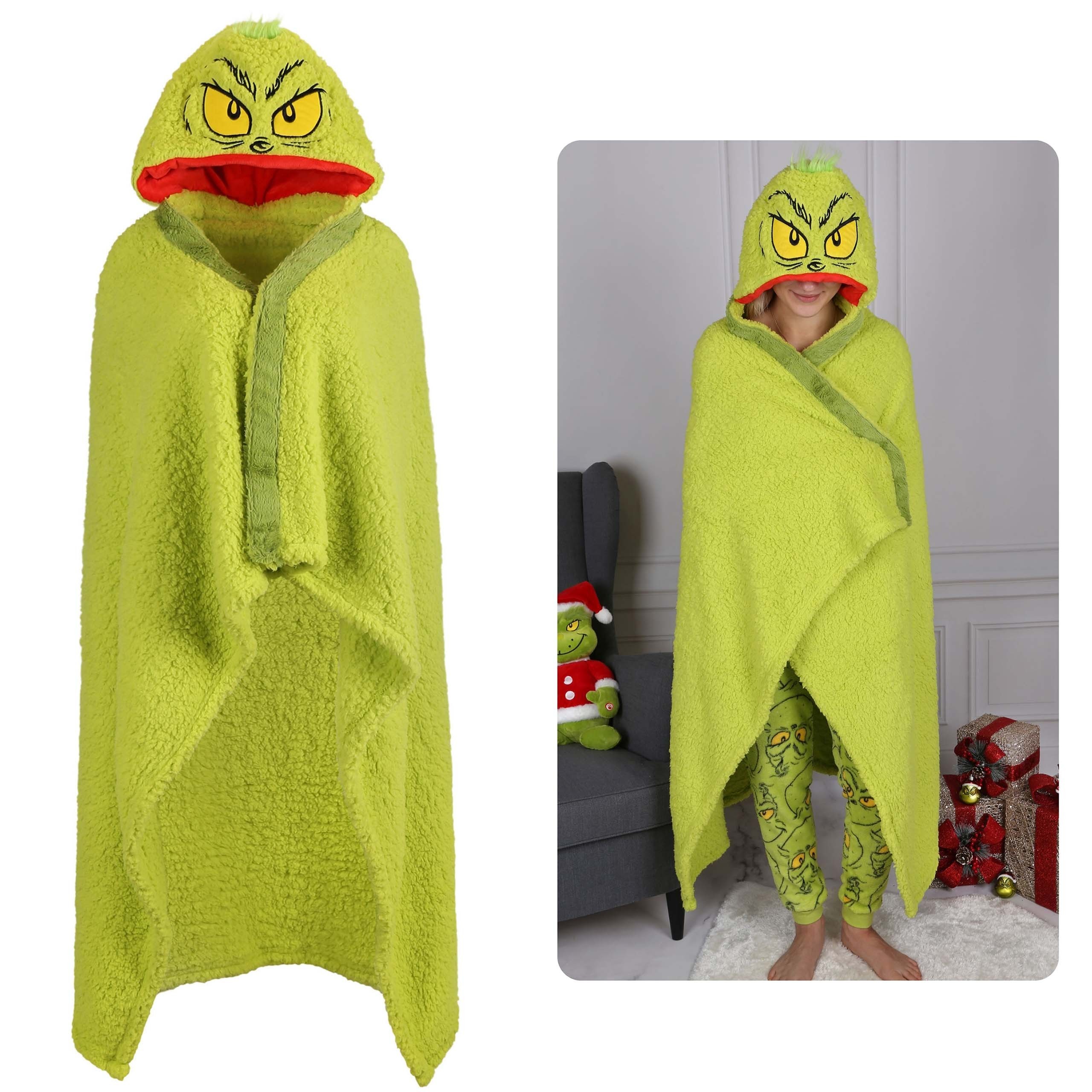Grinch Zielona narzuta/koc...