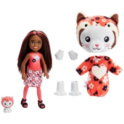 Barbie Cutie Reveal - lalka Chelsea Kotek-Panda, zwierzątko