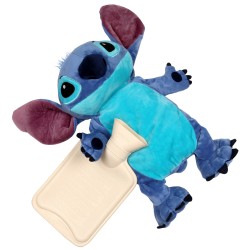 DISNEY Stitch Termofor z miękką poszewką, naturalny kauczuk 1l